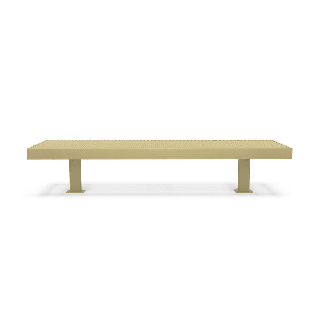 Mounted Designer Diamond Double Width Bench