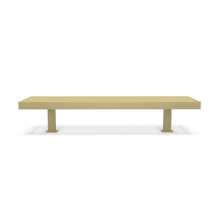 Mounted Designer Diamond Double Width Bench