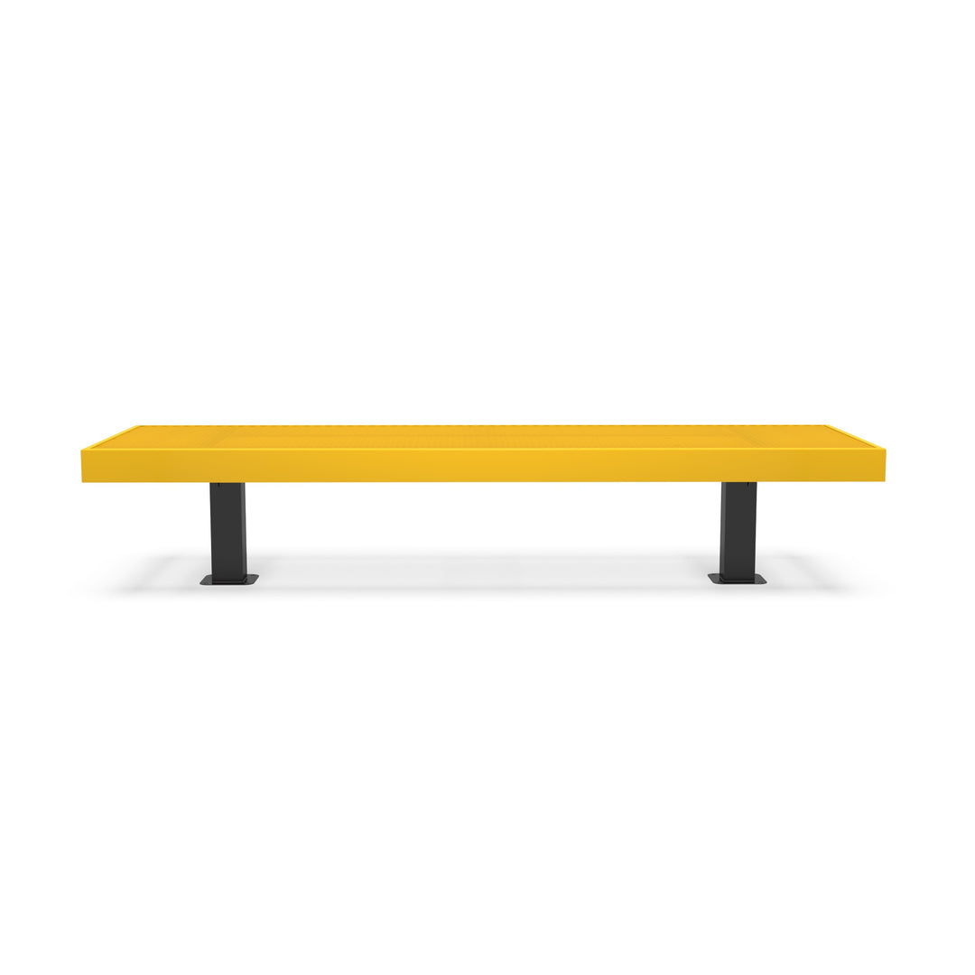 Mounted Designer Diamond Double Width Bench