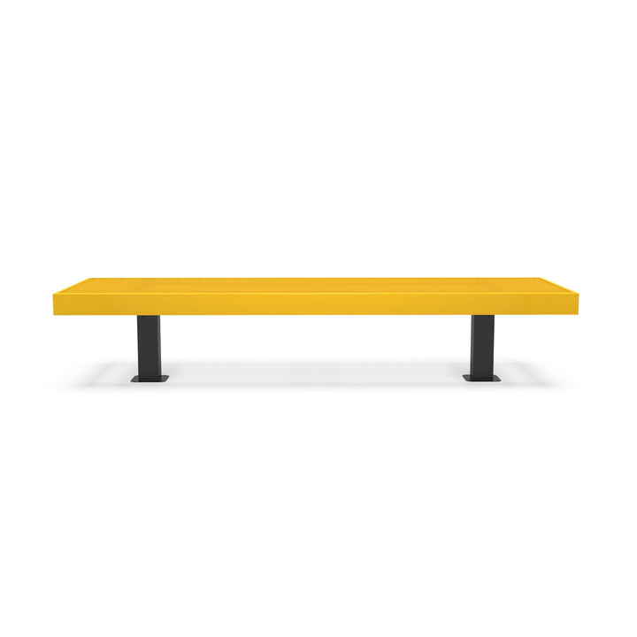 Mounted Designer Diamond Double Width Bench