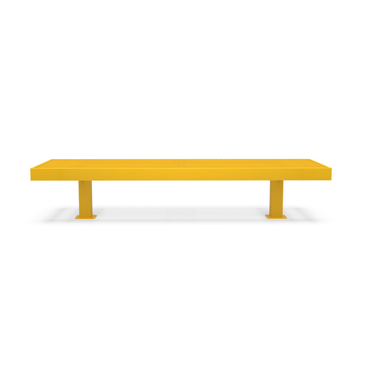 Mounted Designer Diamond Double Width Bench