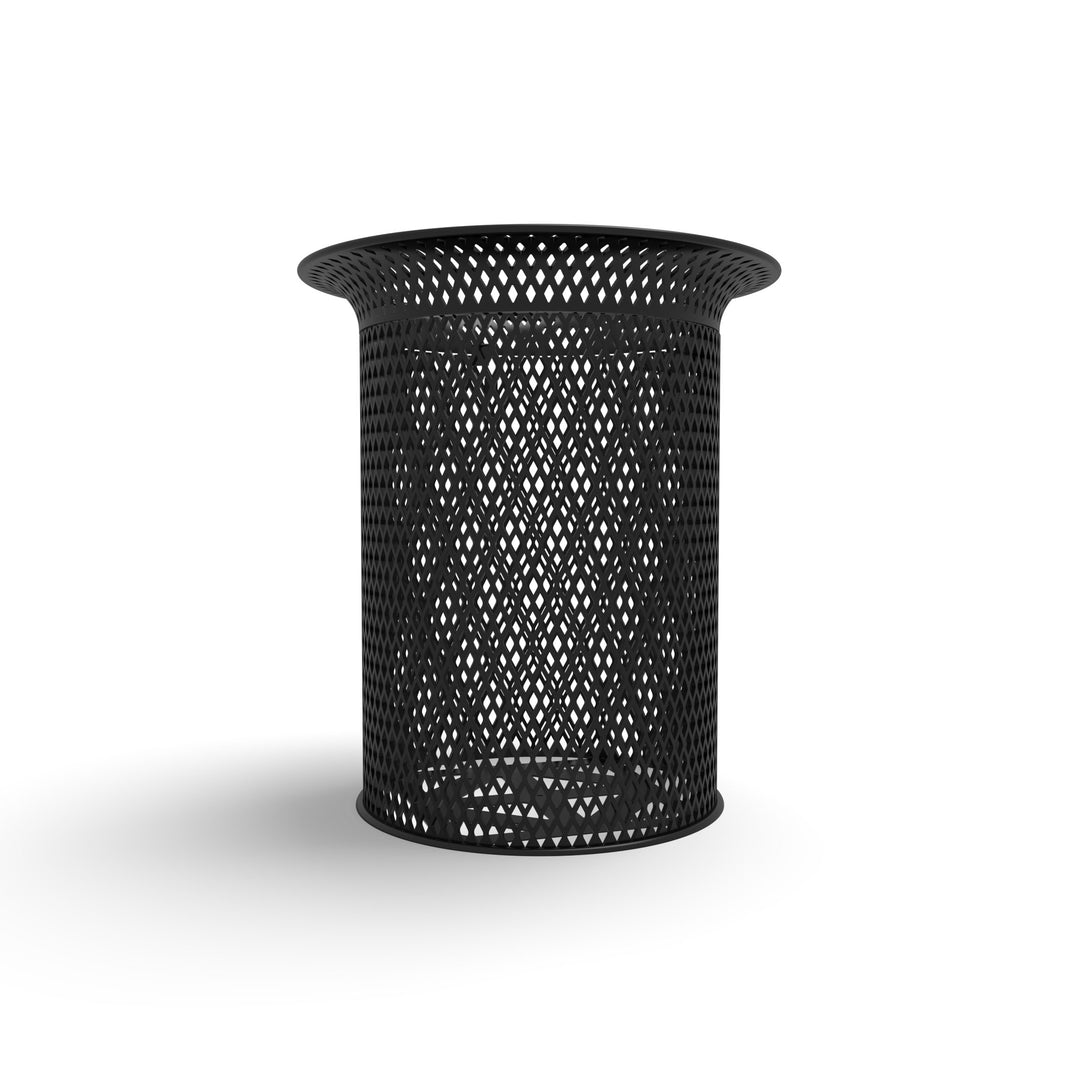 Signature Diamond Flare Top Trash Receptacle