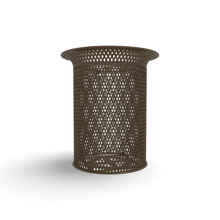 Signature Diamond Flare Top Trash Receptacle