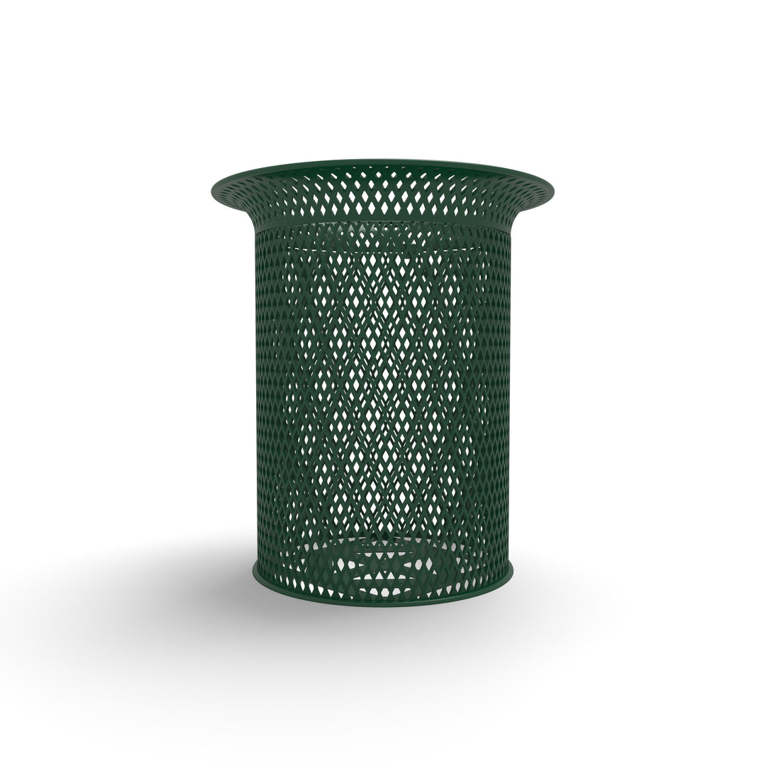 Signature Diamond Flare Top Trash Receptacle