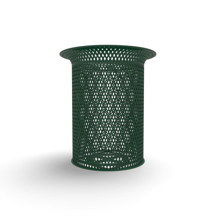 Signature Diamond Flare Top Trash Receptacle