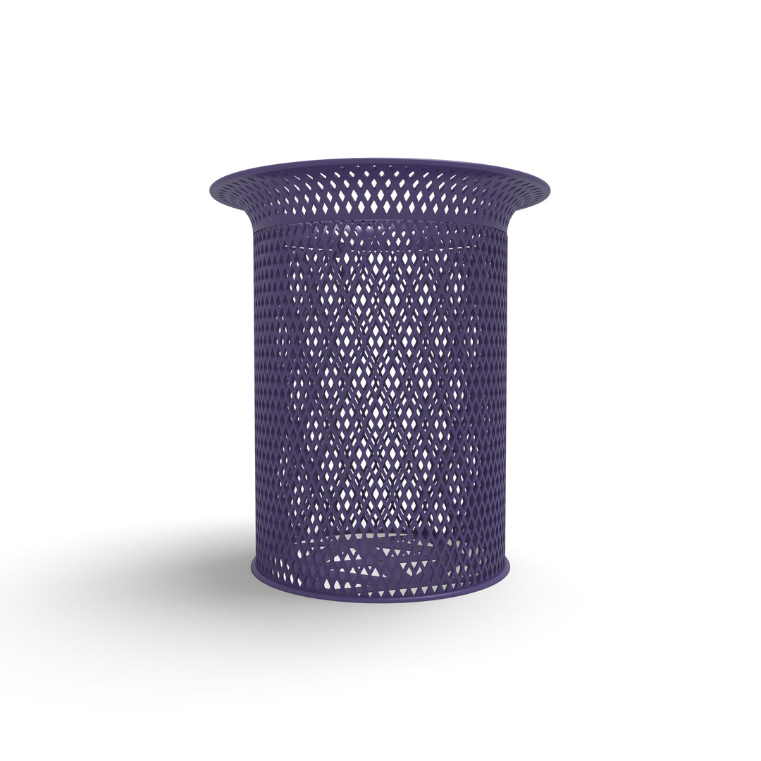 Signature Diamond Flare Top Trash Receptacle