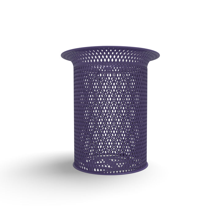 Signature Diamond Flare Top Trash Receptacle