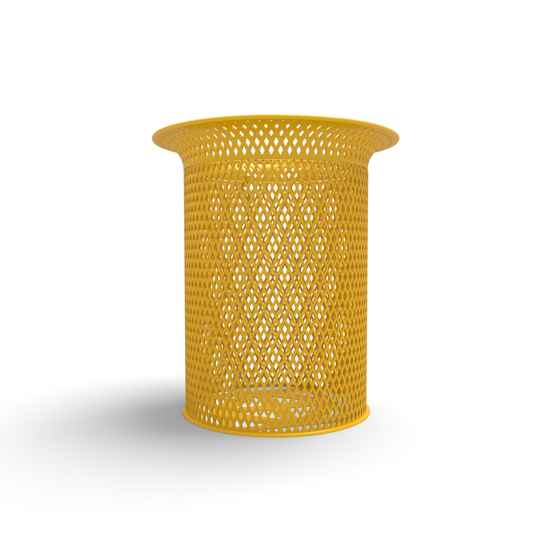 Signature Diamond Flare Top Trash Receptacle