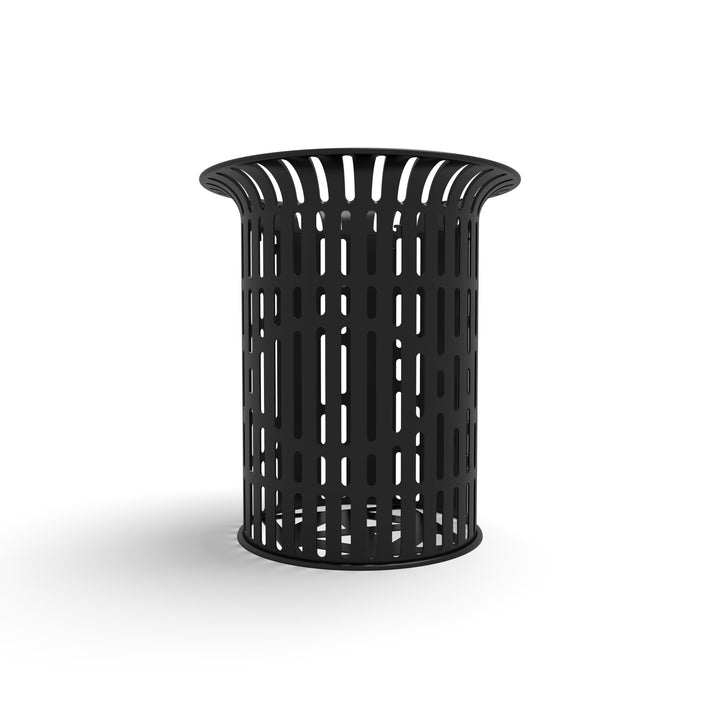 Signature Ribbed Flare Top Trash Receptacle
