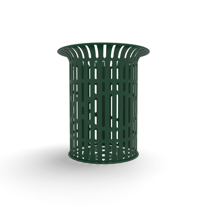 Signature Ribbed Flare Top Trash Receptacle