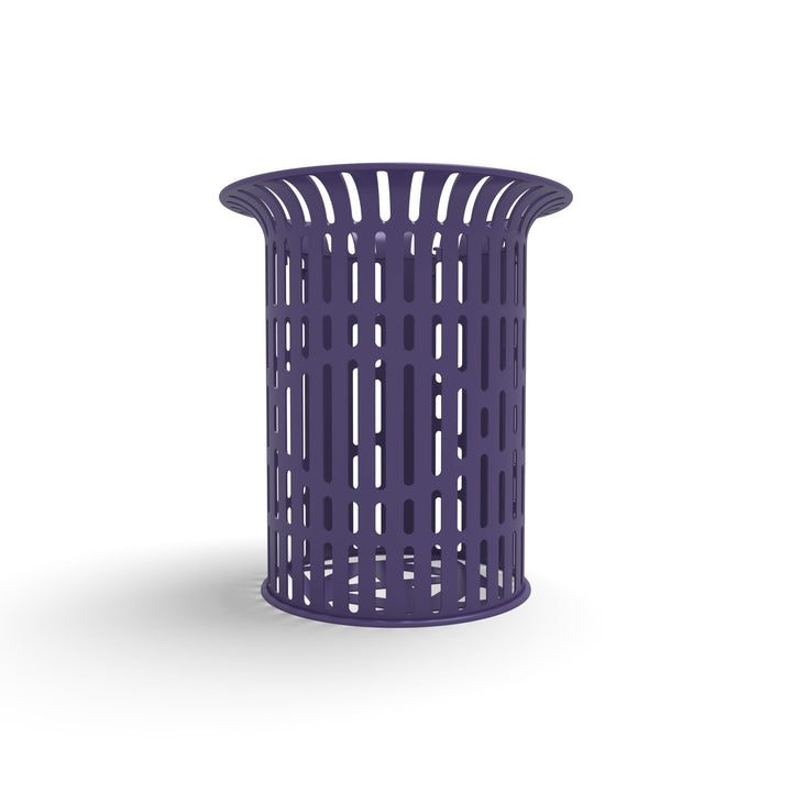 Signature Ribbed Flare Top Trash Receptacle