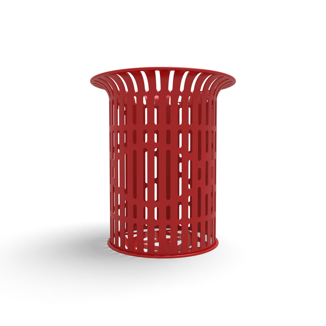 Signature Ribbed Flare Top Trash Receptacle