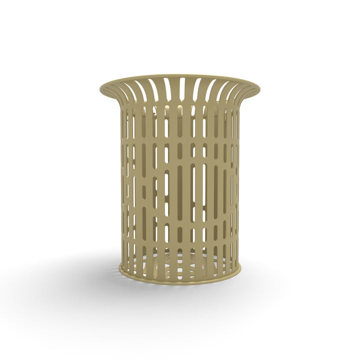 Signature Ribbed Flare Top Trash Receptacle