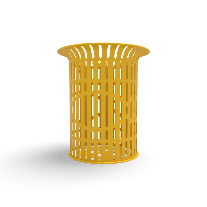 Signature Ribbed Flare Top Trash Receptacle
