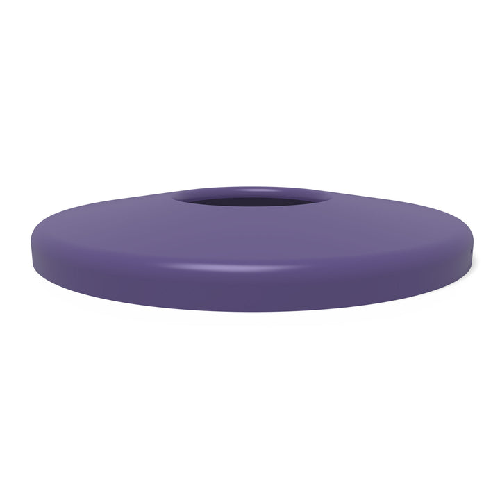 Flat Top Trash Receptacle Lid