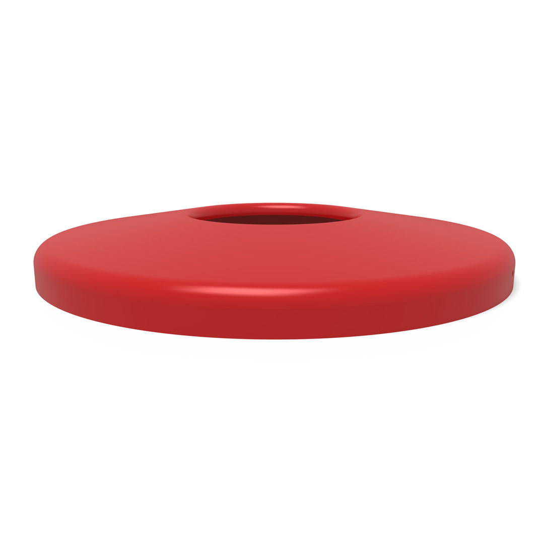 Flat Top Trash Receptacle Lid