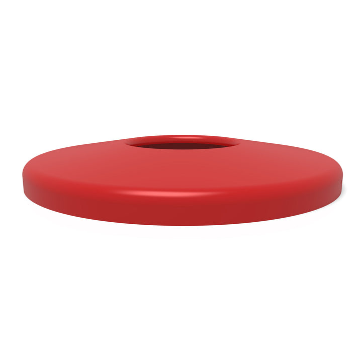 Flat Top Trash Receptacle Lid