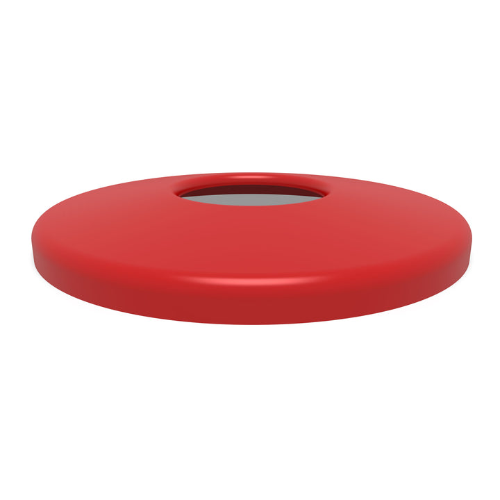 Flat Top Trash Receptacle Lid