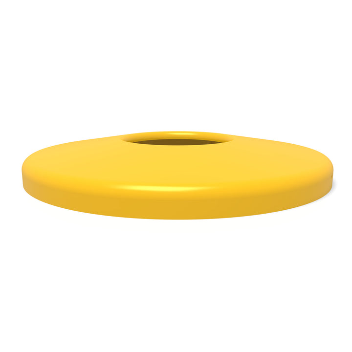 Flat Top Trash Receptacle Lid