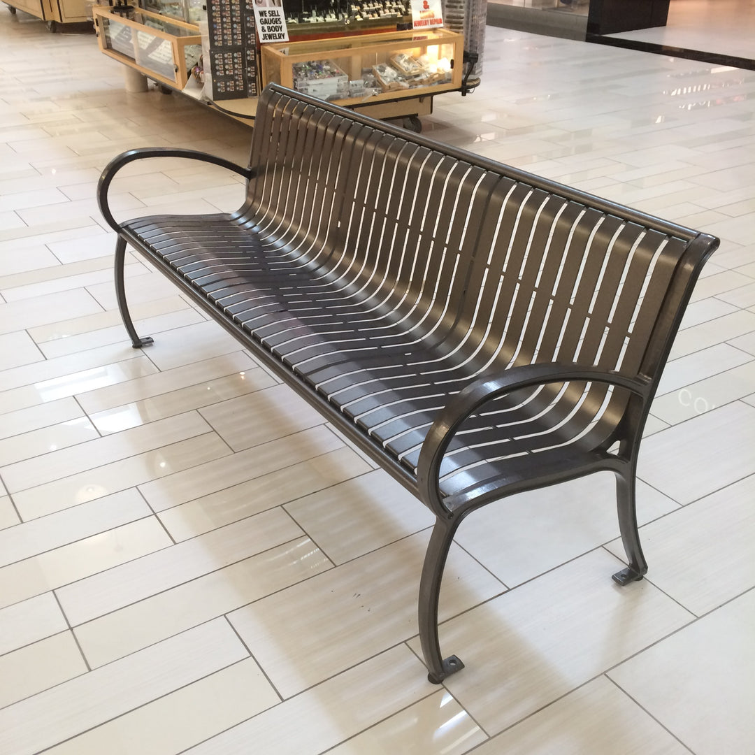 Wabash Valley Bench in Mall