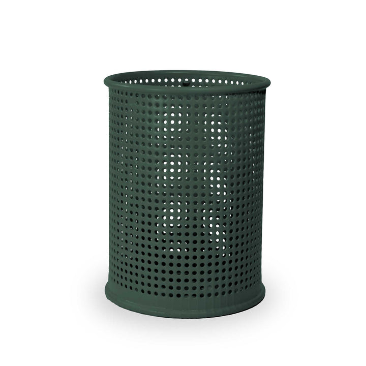 Signature Perforated Trash Receptacle