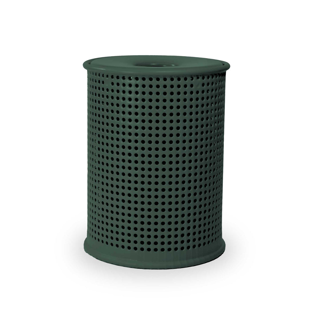 Signature Perforated Trash Receptacle