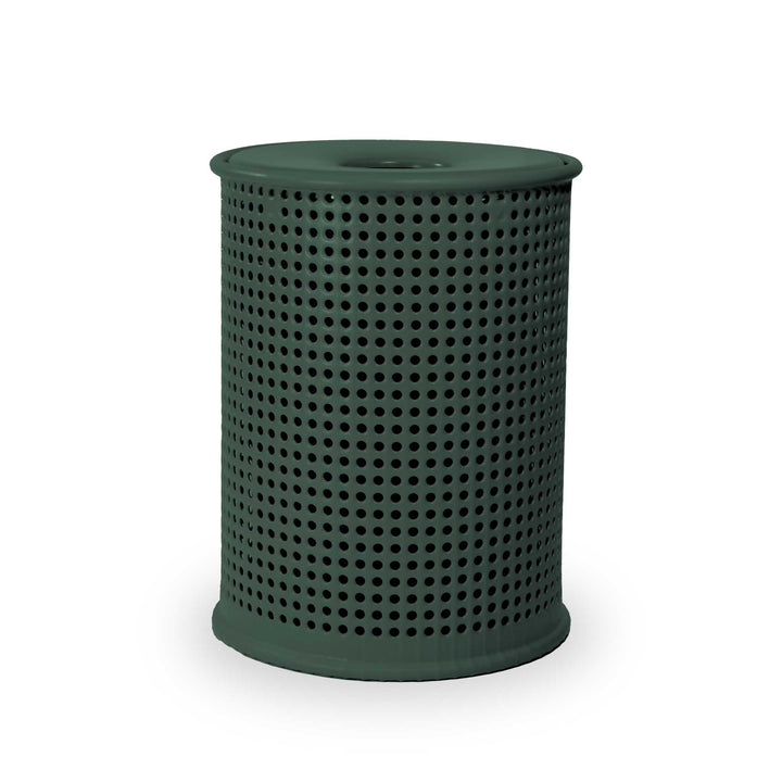 Signature Perforated Trash Receptacle