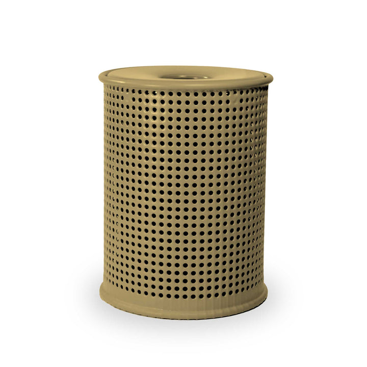 Signature Perforated Trash Receptacle