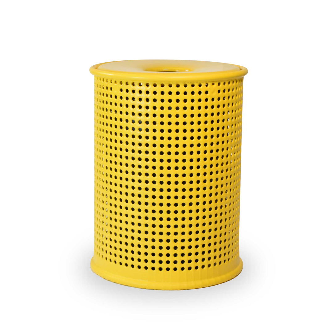 Signature Perforated Trash Receptacle