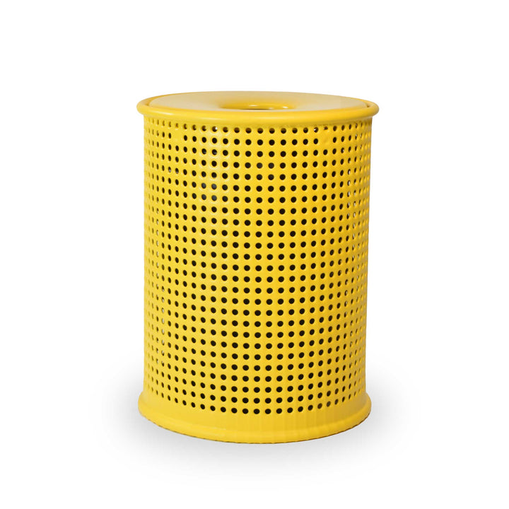 Signature Perforated Trash Receptacle