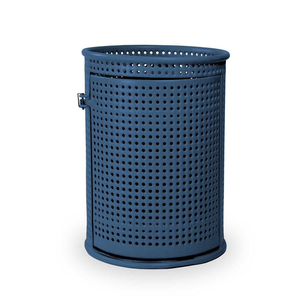 Signature Perforated Trash Receptacle w/ Door