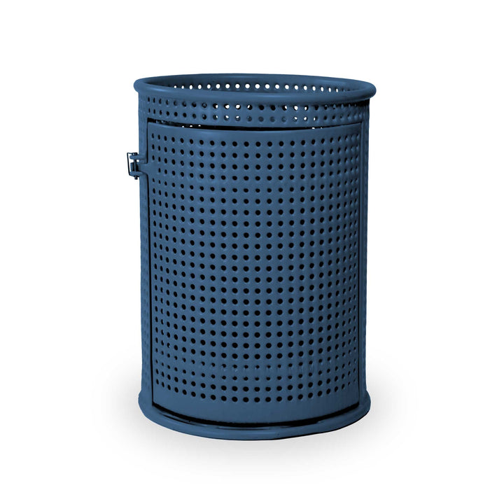 Signature Perforated Trash Receptacle w/ Door