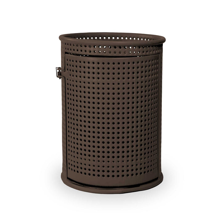 Signature Perforated Trash Receptacle w/ Door