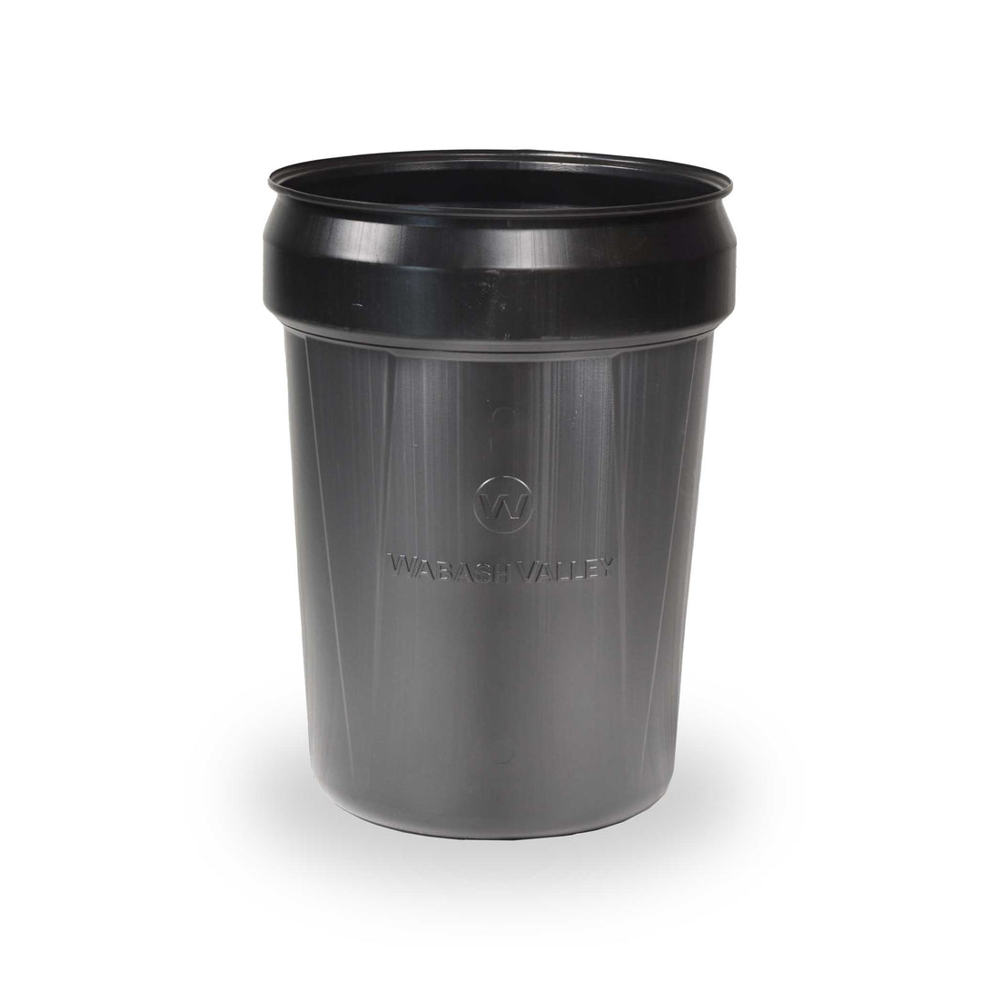outdoor trash receptacle liner, black