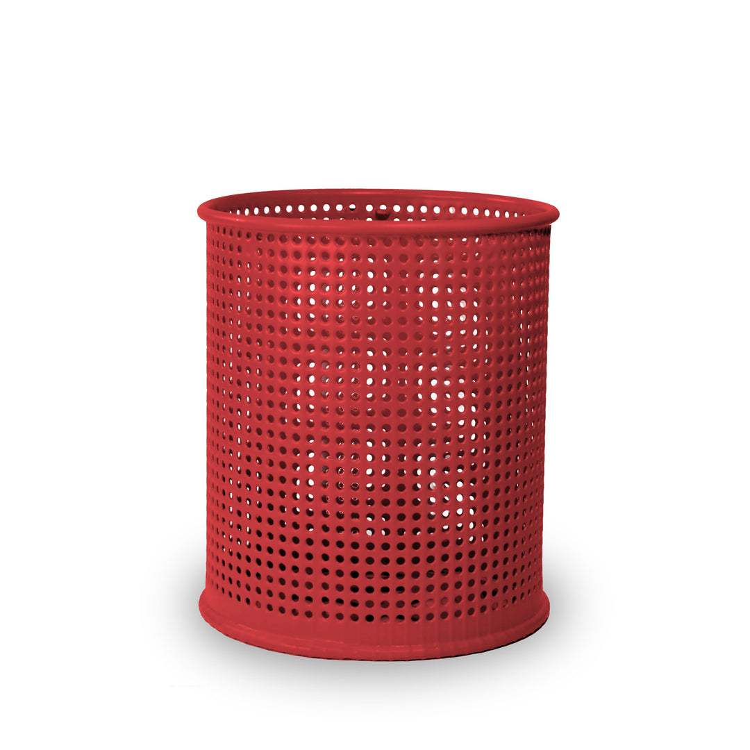 55 Gallon Perforated Outdoor Trash Receptacle