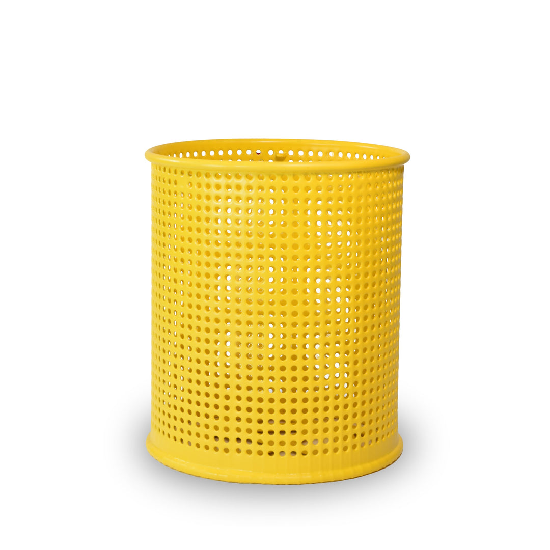 55 Gallon Perforated Outdoor Trash Receptacle