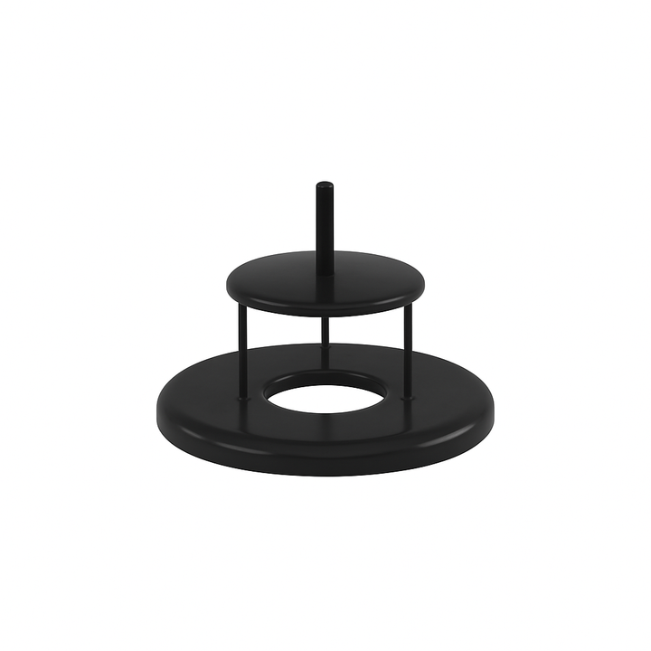 Planet Fitness Flat Top Trash Receptacle Lid w/ Bonnet and Paper Towel Rod