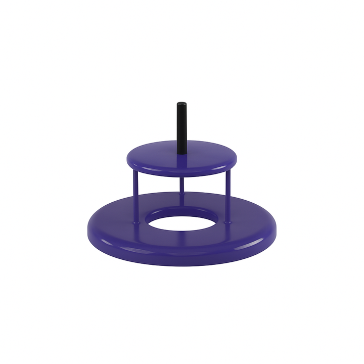 Planet Fitness Flat Top Trash Receptacle Lid w/ Bonnet and Paper Towel Rod