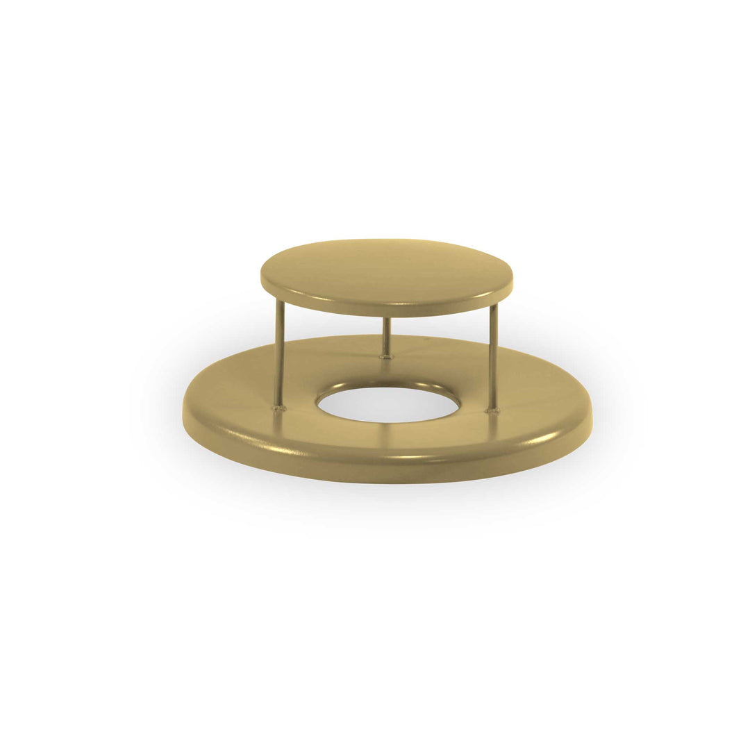 Flat Top Trash Receptacle Lid with Bonnet