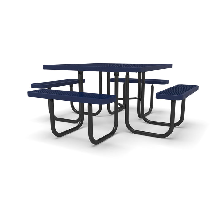Signature Diamond Square Picnic Table with  Umbrella Brace