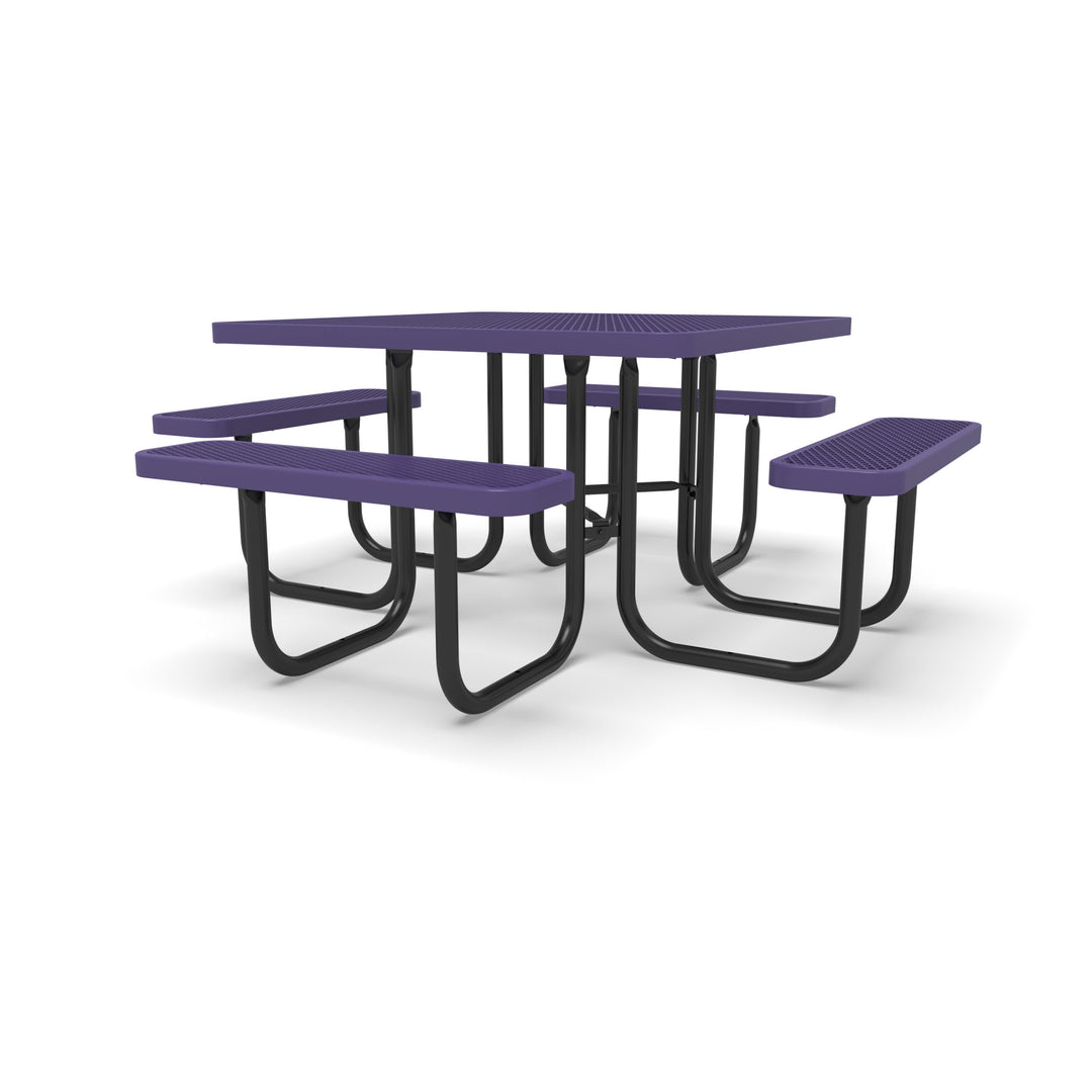 Signature Diamond Square Picnic Table with  Umbrella Brace