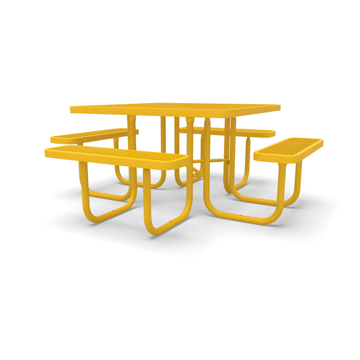 Signature Diamond Square Picnic Table with  Umbrella Brace