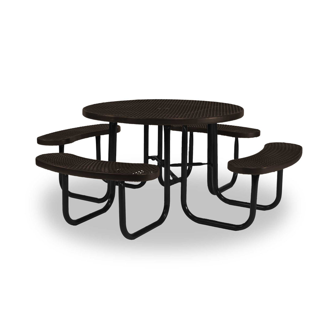 Signature Round Diamond Picnic Table