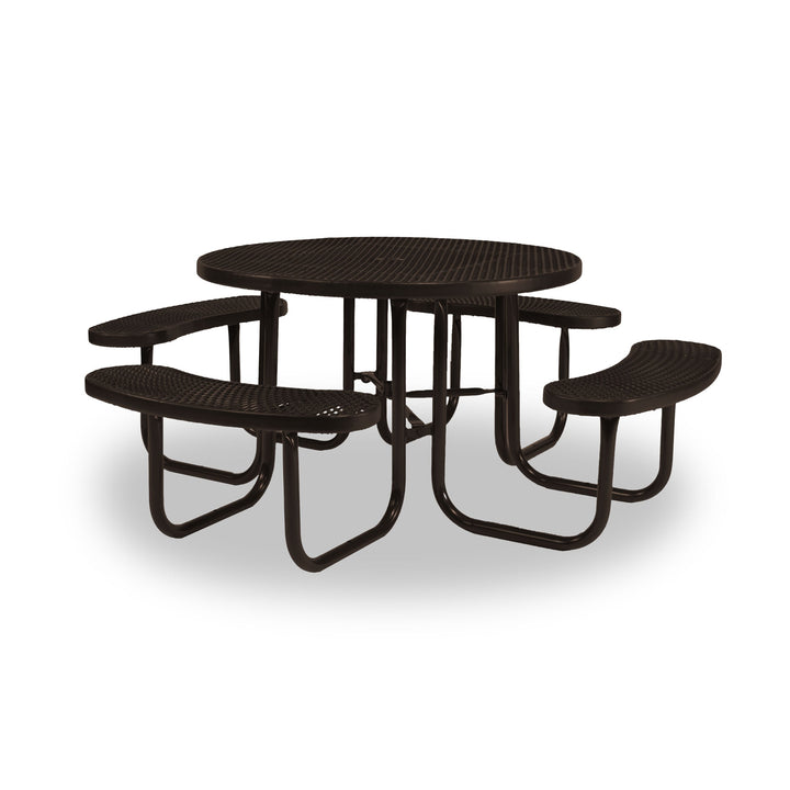 Signature Round Diamond Picnic Table