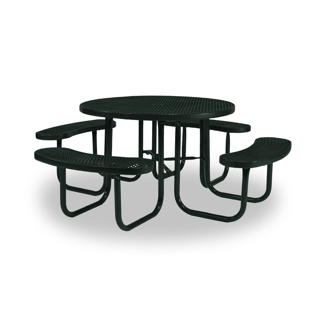 Signature Round Diamond Picnic Table