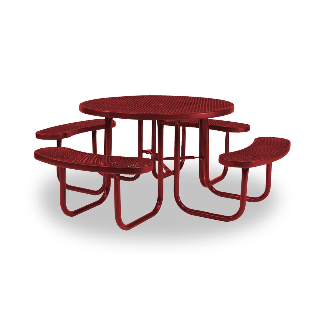 Signature Round Diamond Picnic Table