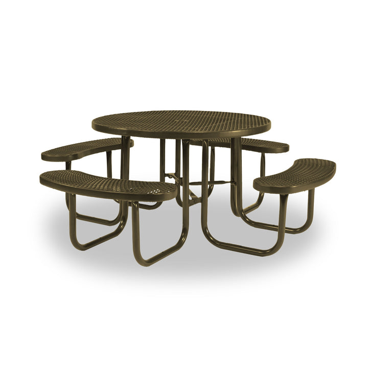 Signature Round Diamond Picnic Table