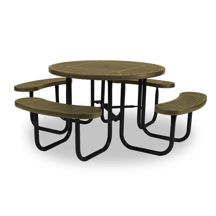 Signature Round Perforated Picnic Table