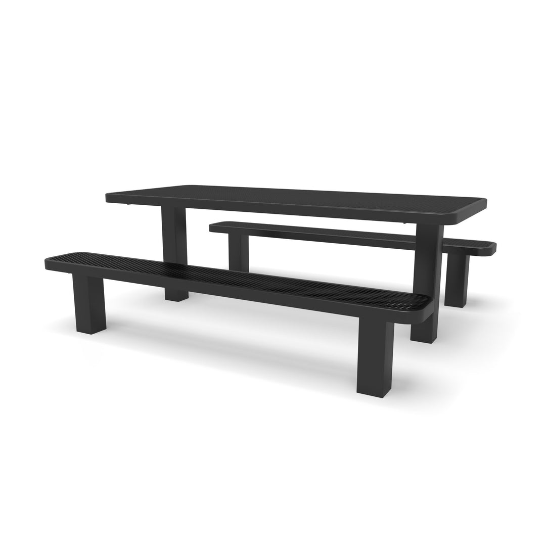 Signature Multi-Pedestal Diamond Picnic Table