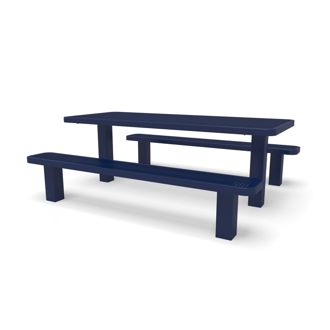 Signature Multi-Pedestal Diamond Picnic Table